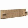 vidaXL Kopfteil mit Schrank 3 stk. Artisan-Eiche Holzwerkstoff