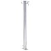 vidaXL Wassers&auml;ule f&uuml;r den Garten 80 cm Edelstahl Rund