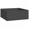 vidaXL Pflanzk&uuml;bel Schwarz 100x100x40 cm Stahl