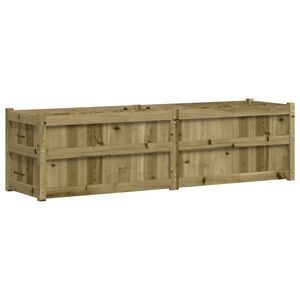 vidaXL Pflanzk&uuml;bel 180x50x50 cm Kiefernholz Impr&auml;gniert