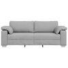 vidaXL Sofa Wolkengrau 219 x 80 x 82 cm Stoff