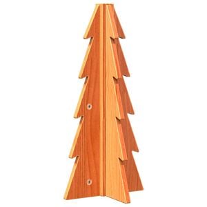 vidaXL Weihnachtsbaum Holz zum Schm&uuml;cken 49 cm Massivholz Kiefer