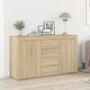 vidaXL Sideboard Sonoma-Eiche 120 x 36 x 69 cm Holzwerkstoff