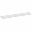 vidaXL Fensterbank Wei&szlig; 60 x 10 x 4,5 cm PVC