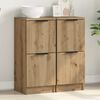 vidaXL Sideboards 2 Stk. Artisan-Eiche 30x30x70 cm Holzwerkstoff