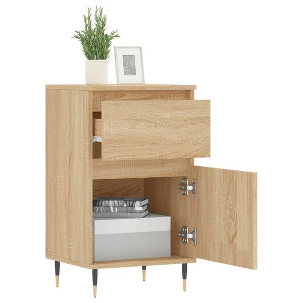 vidaXL Sideboard Sonoma-Eiche 40x35x70 cm Holzwerkstoff