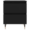 vidaXL Nachttisch Schwarz 40x35x50 cm Holzwerkstoff