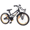 vidaXL Kinderfahrrad 18 Zoll f&uuml;r 5-7 Jahre alt Orange Schwarz