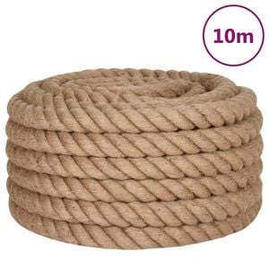 vidaXL Juteseil 10 m L&auml;nge 40 mm St&auml;rke