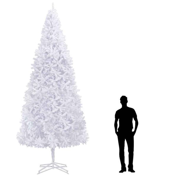 vidaXL K&uuml;nstlicher Weihnachtsbaum 400 cm Wei&szlig;