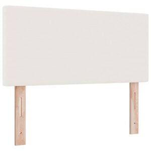 vidaXL Kopfteil Creme 100 cm Cordstoff