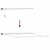 vidaXL Markise mit Weiß 4,5 × 3,5 m Metall