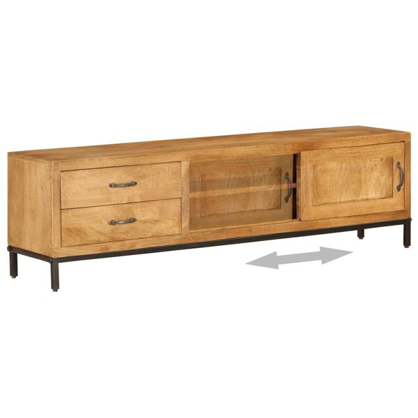 vidaXL TV-Schrank Massivholz Mango 140x30x40 cm