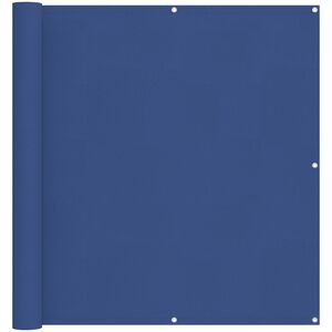 vidaXL Balkonsichtschutz 110 x 500 cm Oxford-Stoff Rechteckig Blau