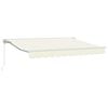 vidaXL Markisenrahmen Creme 250 x 200 cm Polyester mit PU-Beschichtung