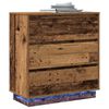 vidaXL Nachttisch Altholz 71 x 34,5 x 75 cm Holzwerkstoff