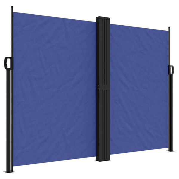 vidaXL Seitenmarkise Ausziehbar Blau 180x600 cm