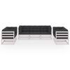 vidaXL 7-tlg. Garten-Lounge-Set mit Kissen Kiefer Massivholz