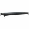 vidaXL Tischdecken Uni Schwarz 262 x 102 x 15 cm Stoff