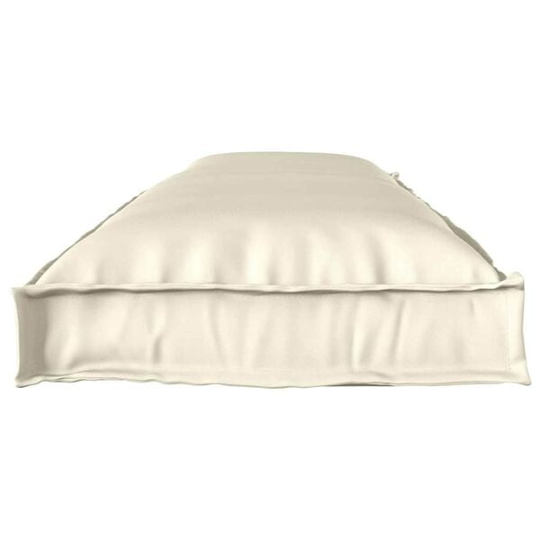 vidaXL Palettenkissen für Bank Creme 150 x 40 x 8 cm Oxford Stoff