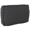 vidaXL Palettenkissenset 2 pcs Schwarz Oxford-Stoff