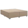 vidaXL Boxspringbett Matratze Cappuccino-Braun 180x200 cm Kunstleder