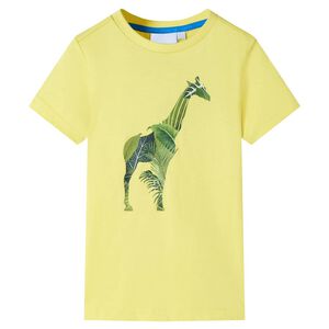 Kinder-T-Shirt Gelb 92