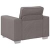 vidaXL Sofa Taupe 100 x 80 x 82 cm Stoff