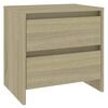 vidaXL Nachttische 2 Stk. Sonoma-Eiche 45x34,5x44,5 cm Holzwerkstoff