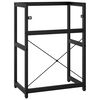 vidaXL Badezimmer Waschtischgestell Schwarz 59x38x83 cm Eisen