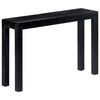 vidaXL Konsolentisch Schwarz 118x30x76 cm Mango Massivholz