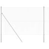 vidaXL Zaunpfosten Silber 50 x 1,5 m (13 mm Maschen) Stahl
