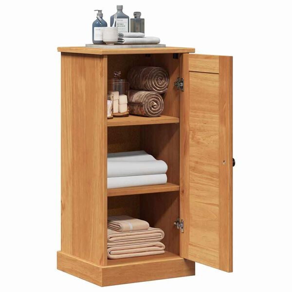 vidaXL Badezimmerschrank VIGO Braun und Honigbraun 37,5 x 34 x 80 cm