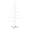 vidaXL Metall Weihnachtsbaum KUOPIO 125 cm Stahl Wei&szlig;