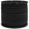 vidaXL Bungee-Schn&uuml;re 10 mm Schwarz PP und Gummi