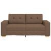 vidaXL Loveseat-Sofa Braun 180x77x82 cm Stoff