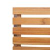 vidaXL Garten-Ess-Set 3 pcs Braun Massives Teakholz
