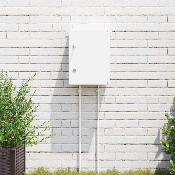 vidaXL Steuerungsschrank Grau 47 x 20 x 60 cm ABS Kunststoff