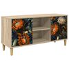 vidaXL TV-Schrank LOCHEM 102 x 33 x 50 cm Sonoma Holzwerkstoff
