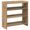 vidaXL Schuhregal Artisan-Eiche 60x25x62 cm Holzwerkstoff