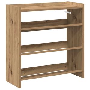 vidaXL Schuhregal Artisan-Eiche 60x25x62 cm Holzwerkstoff