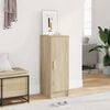 vidaXL Schuhschrank Sonoma-Eiche 32x35x92 cm Holzwerkstoff
