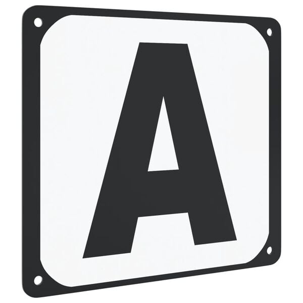 vidaXL Buchstaben f&uuml;r Dressurviereck 12 Stk. Stahl