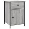 vidaXL Nachttisch Grau Sonoma 40x42x60 cm Holzwerkstoff