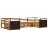 vidaXL Outdoor-Sofagarnitur 6 pcs Natur