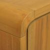 vidaXL Wand-Badschrank 25x25x100 cm Massivholz Teak