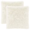 vidaXL Kissen 2 stk. HEERLEN Wei&szlig; 70 x 70 cm PV Fleece