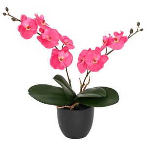 vidaXL K&uuml;nstliche Orchideen Pflanze Rot 36 x 10 x 30 cm
