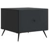 vidaXL Couchtisch mit Schubladen Schwarz 49 x 50 x 40 cm Holzwerkstoff