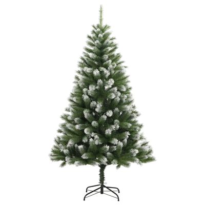 vidaXL Künstlicher Weihnachtsbaum Klappbar Beschneit 180 cm